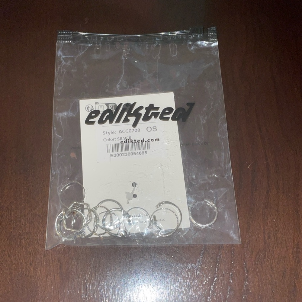 Brand new edited rings